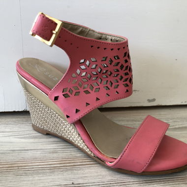 Sommerschuh pink/lachs