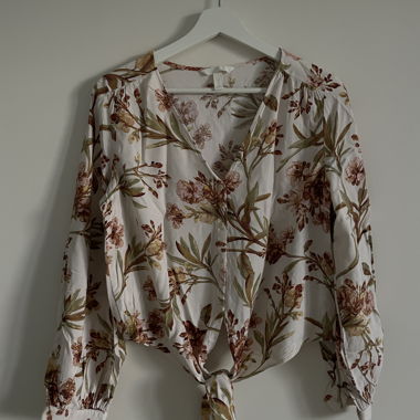 Tie-Front Blouse