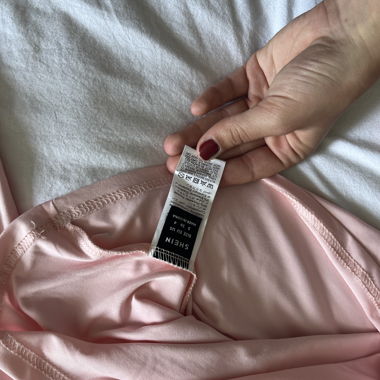 Pink long-sleeve top