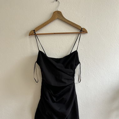 Black minidress