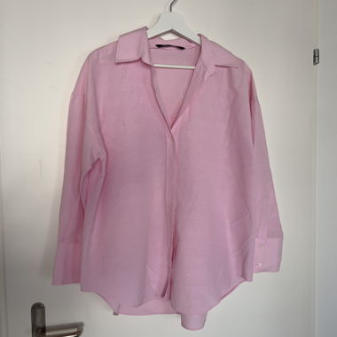 Pinkes Zara Hemd