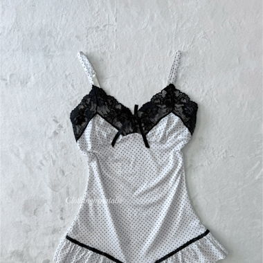 Sophie B Poka Dot Babydoll (XS/S)