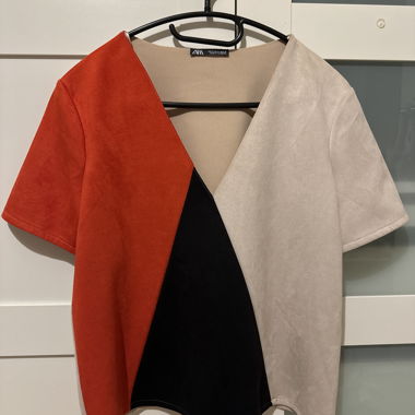 Top Zara Colorblock