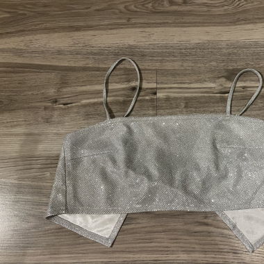 Glitzer Cropped Top 