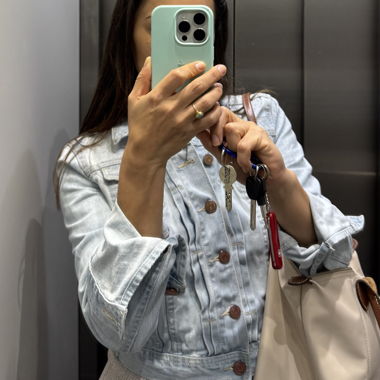 Giacca di jeans leggera