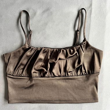 Braunes Croptop H&M Divided Grösse S