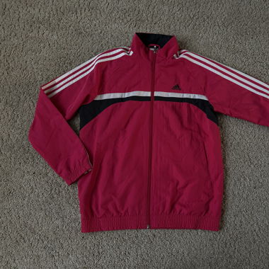 Retro Adidas Jacket / Trainingsjacke pink Gr. S