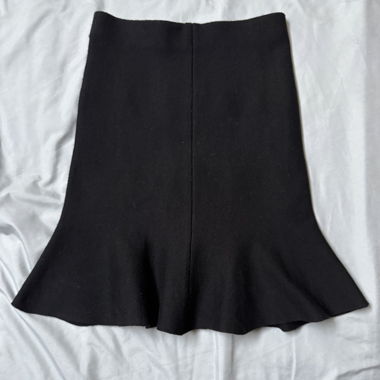 Black Flared Skirt