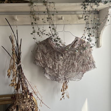Jupe à volants florale Kookai – Vintage Boho