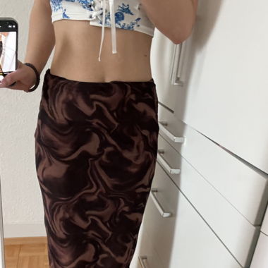 Long Brown Skirt