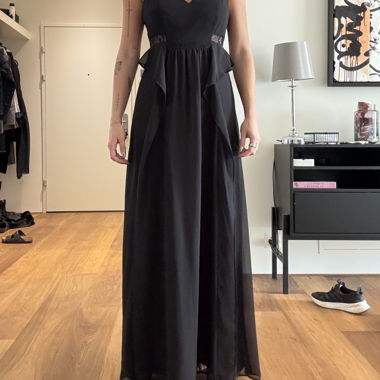 Robe de soirée maxi noire BCBGeneration - Taille 4