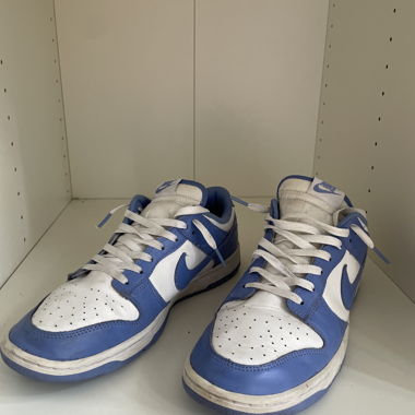 Nike blue white sneakers