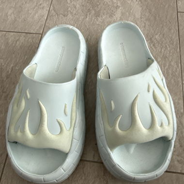 Ciabatte Flame Bianche