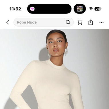 Robe dos nu 