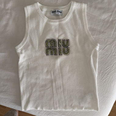 Weisses Tanktop