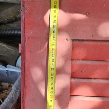 12 Holzfensterläden zur Renovierung