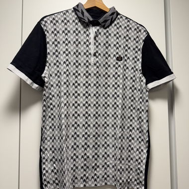 Polo-Shirt, schwarz & weiss