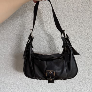 Borsa a tracolla Longchamp nera