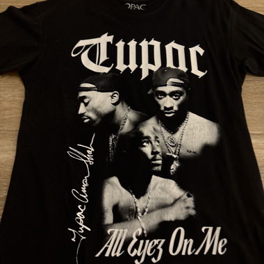 T-shirt Tupac noir