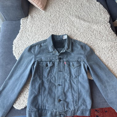 Veste en jean bleu / gris