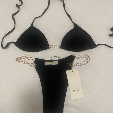 Ensemble de bikini Gucci noir