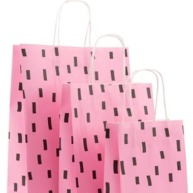 Geschenktüte Papiertasche Pink 32x24x 10 Stück_2