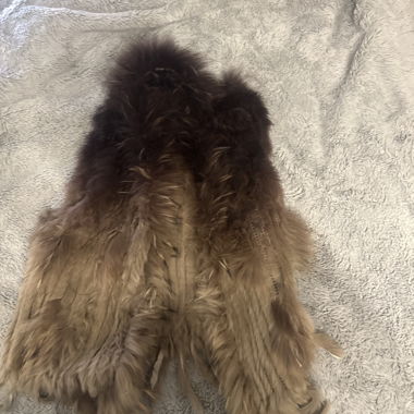 Ali decorative in piume marroni - accessorio per costume