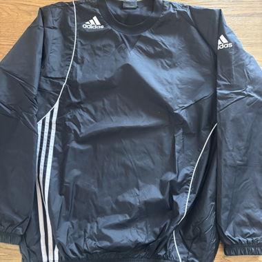 Felpa windbreaker adidas nera taglia 174