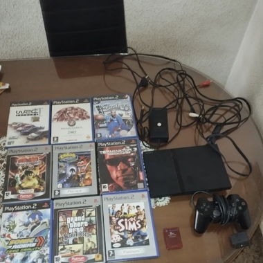 PS2 MIT 9 SPIELEN