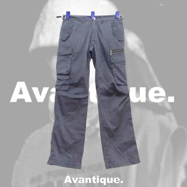 Vintage Y2K Gray Military/Army Cargo Pants