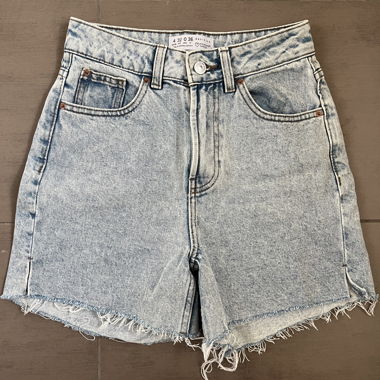 Light Blue Denim Shorts
