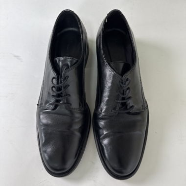 Schwarze Lederschnürschuhe für Anzug