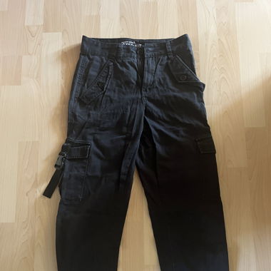 Black cargo pants