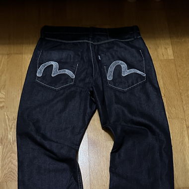 Black Evisu Jeans 