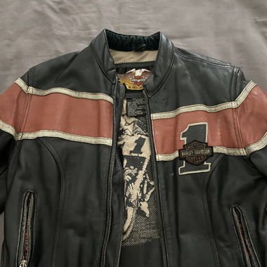 Veste vintage motard harley Davidson 