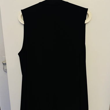Gilet noir maille fine 