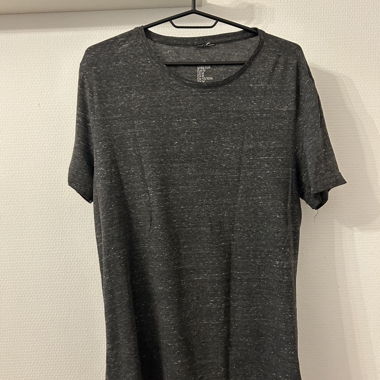 T-shirt grigio cotone stretch H&M taglia M