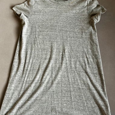 Long Grey T-shirt Dress