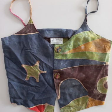Interlook - Batik/Boho Top - Size XS/S