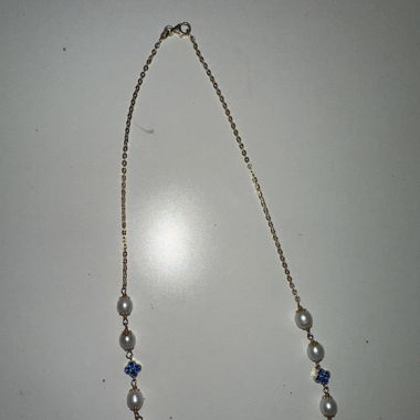 Collier en argent couleur or