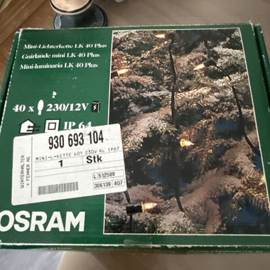 Ghirlanda luminosa OSRAM 40 LED
