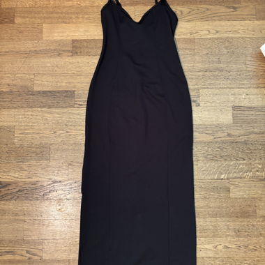 Abito lungo nero di Bershka