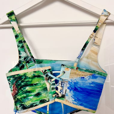 Tropical Crop-Top 