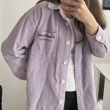 Oversize Cordhemd - Reclaimed Vintage