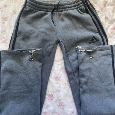 low waist Adidas sweats