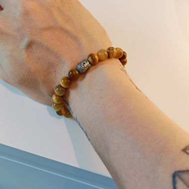Bracciale thailandese - toni beige