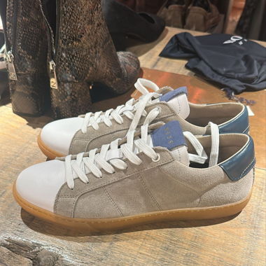 Boggi Milano suede leather sneakers, new