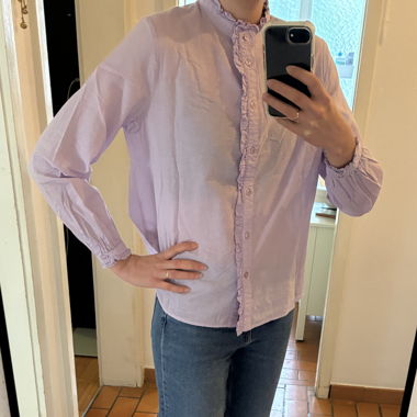 Blouse, violet clair