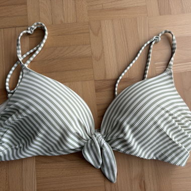 Bikini Top - grün weiss