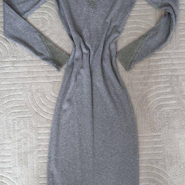 Grey Knit Dress